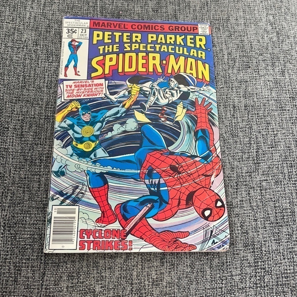 Marvel, Peter Parker The Spectacular Spiderman "Cyclone Strikes" #23